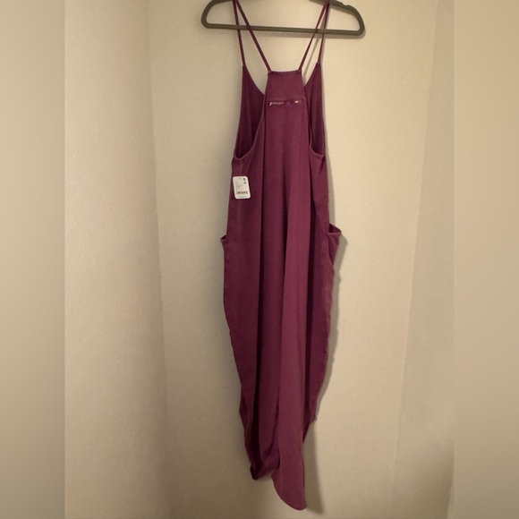 NWT FP Movement Women's Hot Shot Onesie in Deep Mulberry - Picture 5 of 6